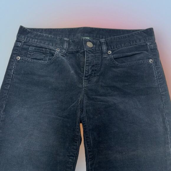 J. CREW Women’s 26 Black Skinny Zipper Ankle Corduroy Jeans - Picture 1 of 4